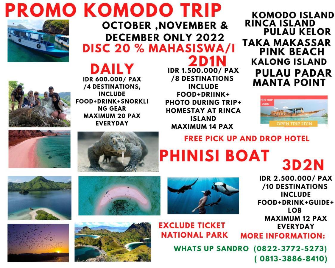 Komodoku One Love Homestay And Tour Labuan Bajo Exterior foto